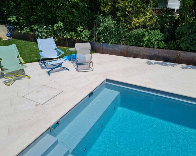 Kalkstein - Trieste Poolumrandung