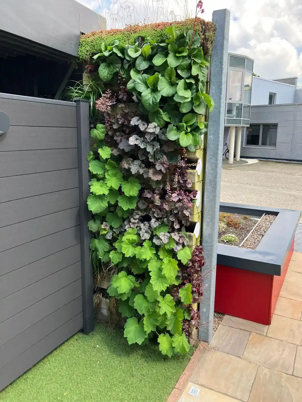 Vertikale Grünkonstruktion