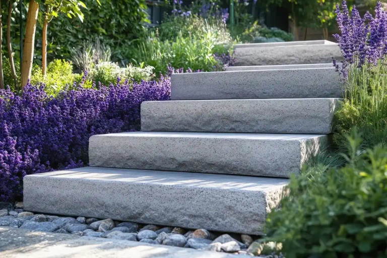 sgd - Fachgerechte Verlegung als Qualitätsgarantie Eine steinerne Treppe im Garten